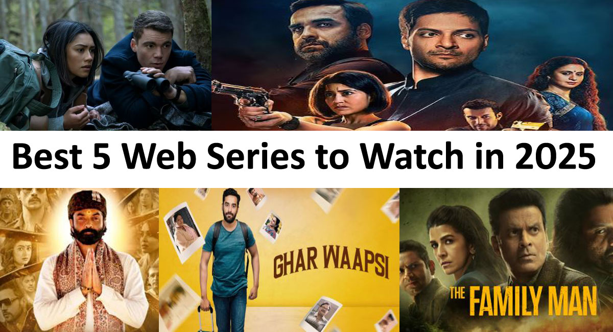 Best 5 Web Series to Watch in 2025 on Netflix, Amazon & Hotstar - Zlome.com